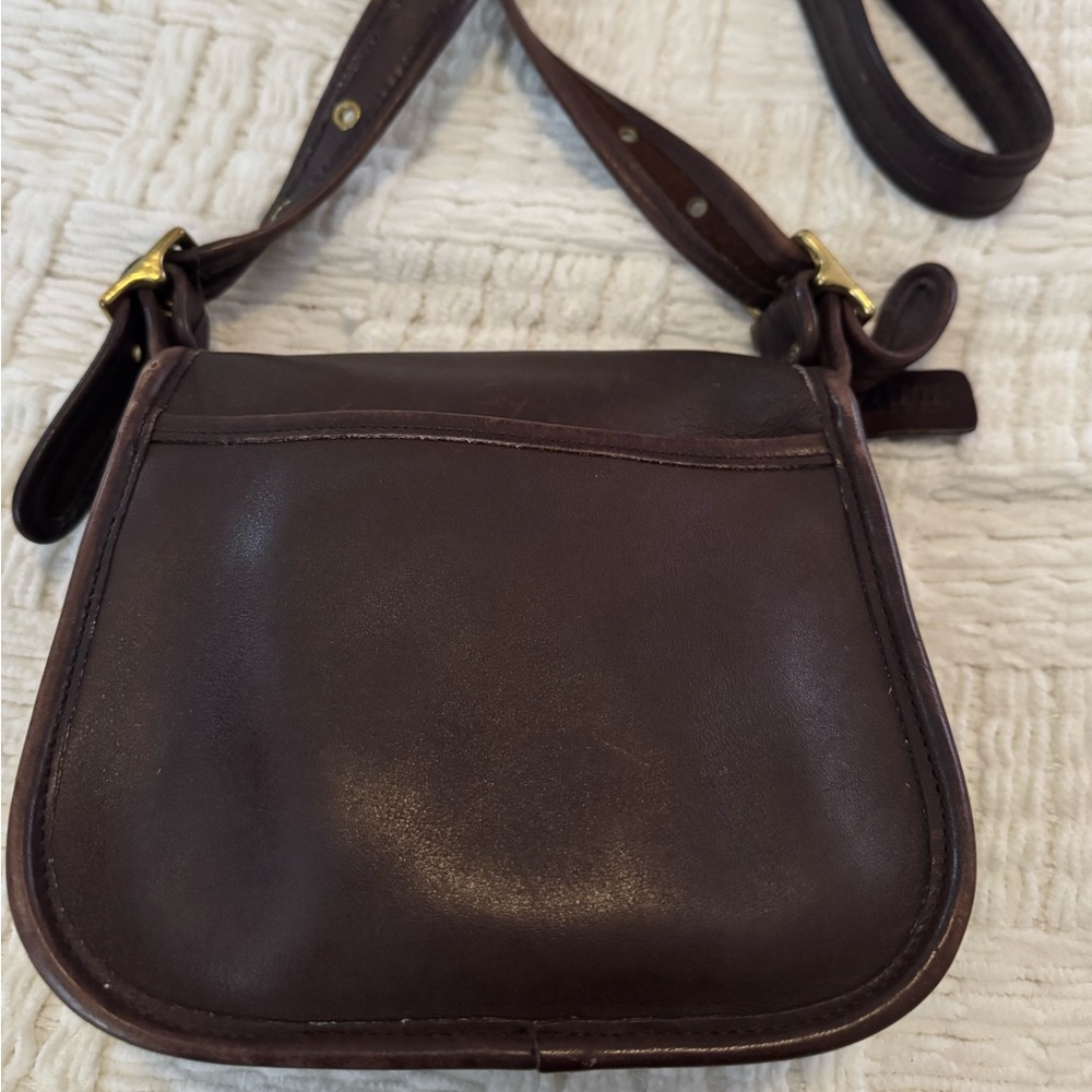 Vintage Coach Legacy Flap Crossbody Shoulderbag Mahogany 9965 - Picture 3 of 14